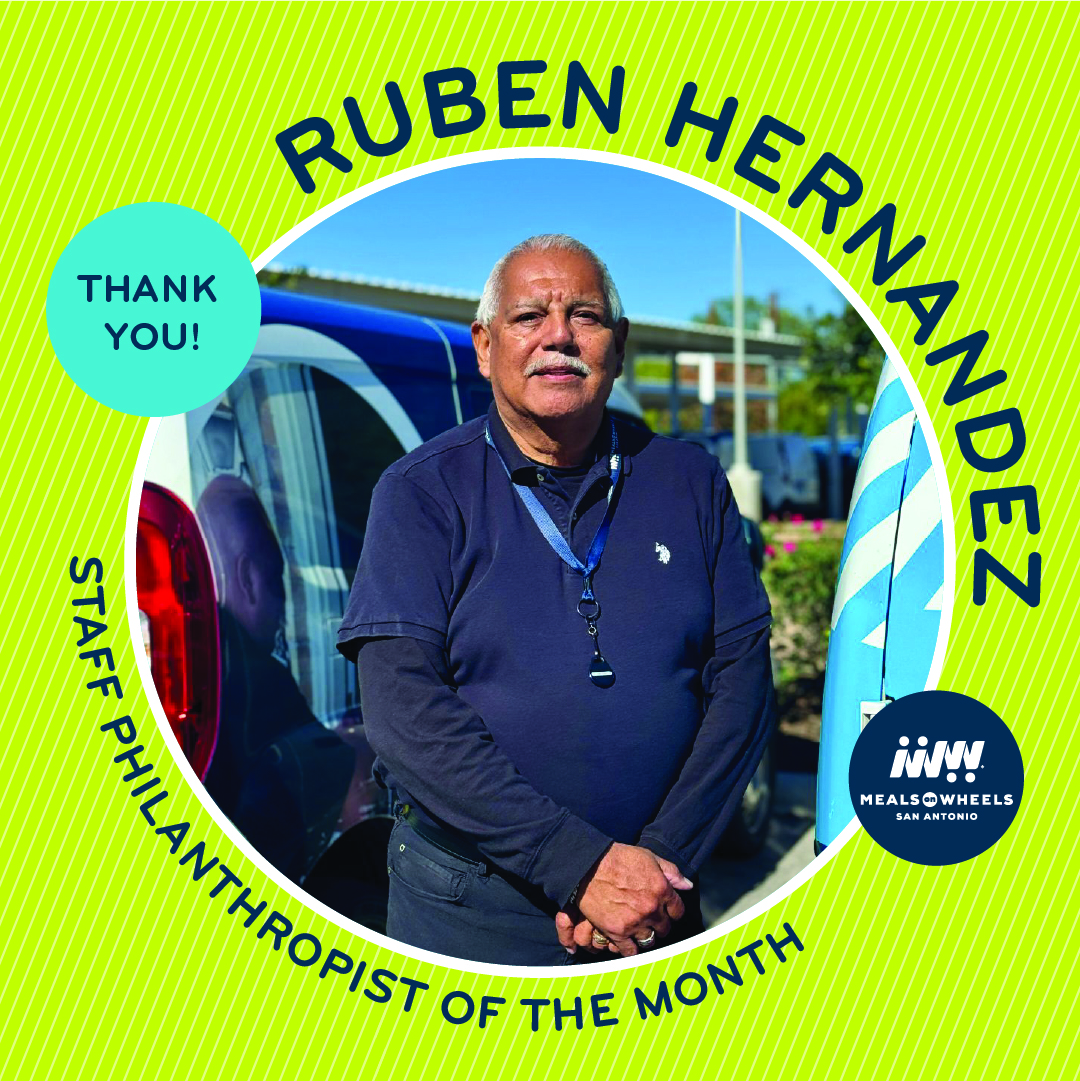 Staff Philanthropist of the Month - Ruben Hernandez