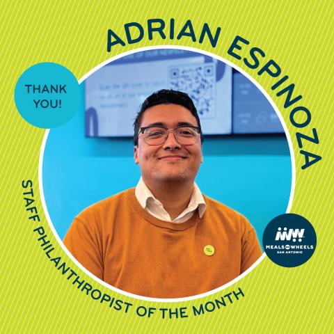 Philanthropist of the Month - Adrian Espinoza