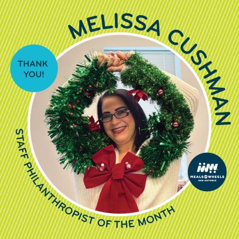 Philanthropist of the Month - Melissa Cushman