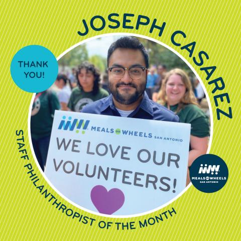 Joseph Casarez, Staff Philanthropist