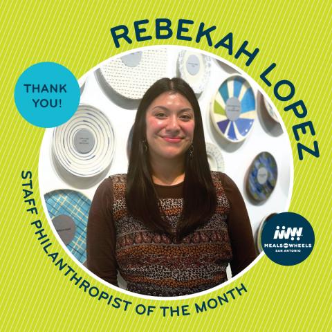 Philanthropist of the Month - Rebekah Lopez