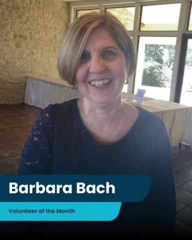 Barbara Bach | March Volunteer of the Month