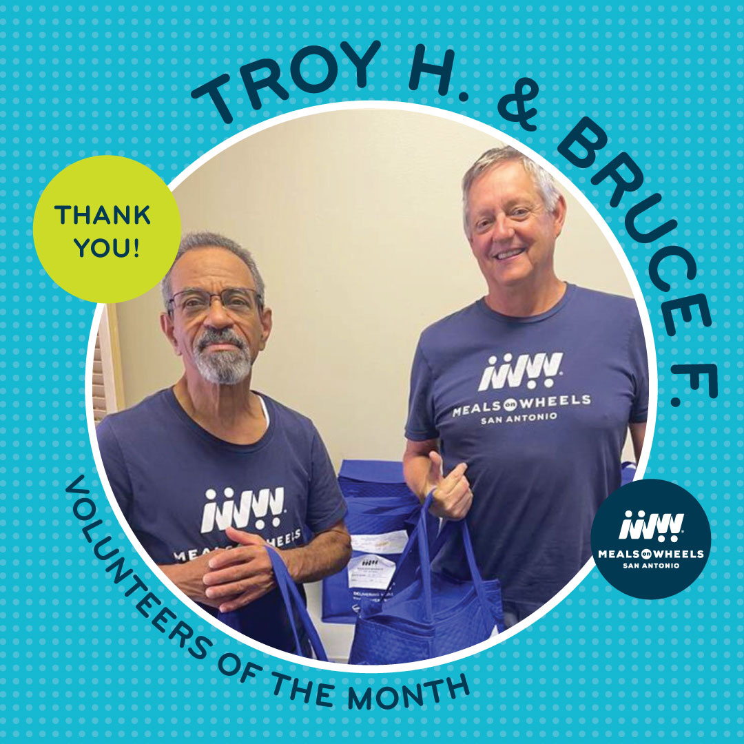 Volunteer of the Month - Troy H. and Bruce F.